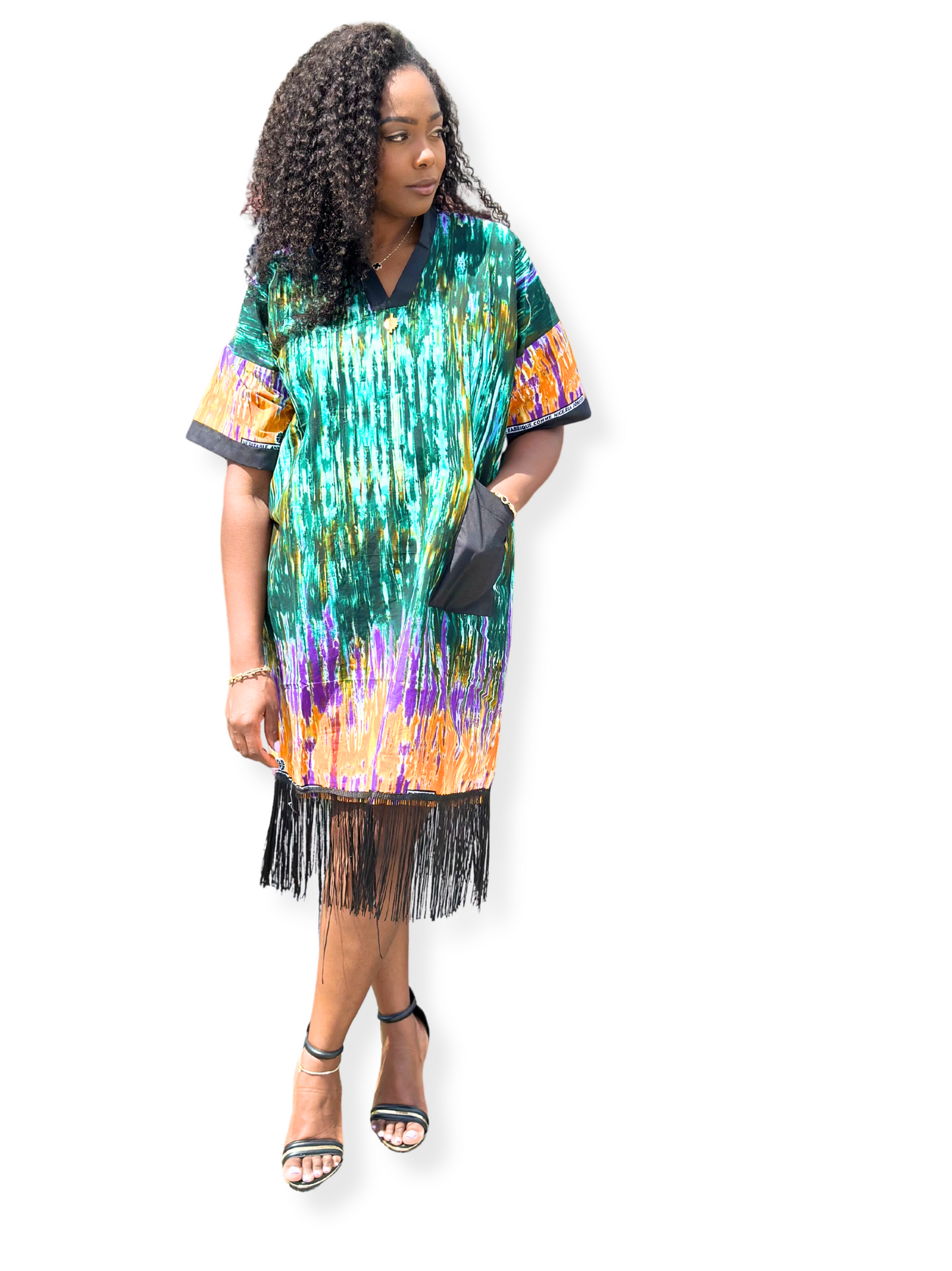 African Print Summer Dress