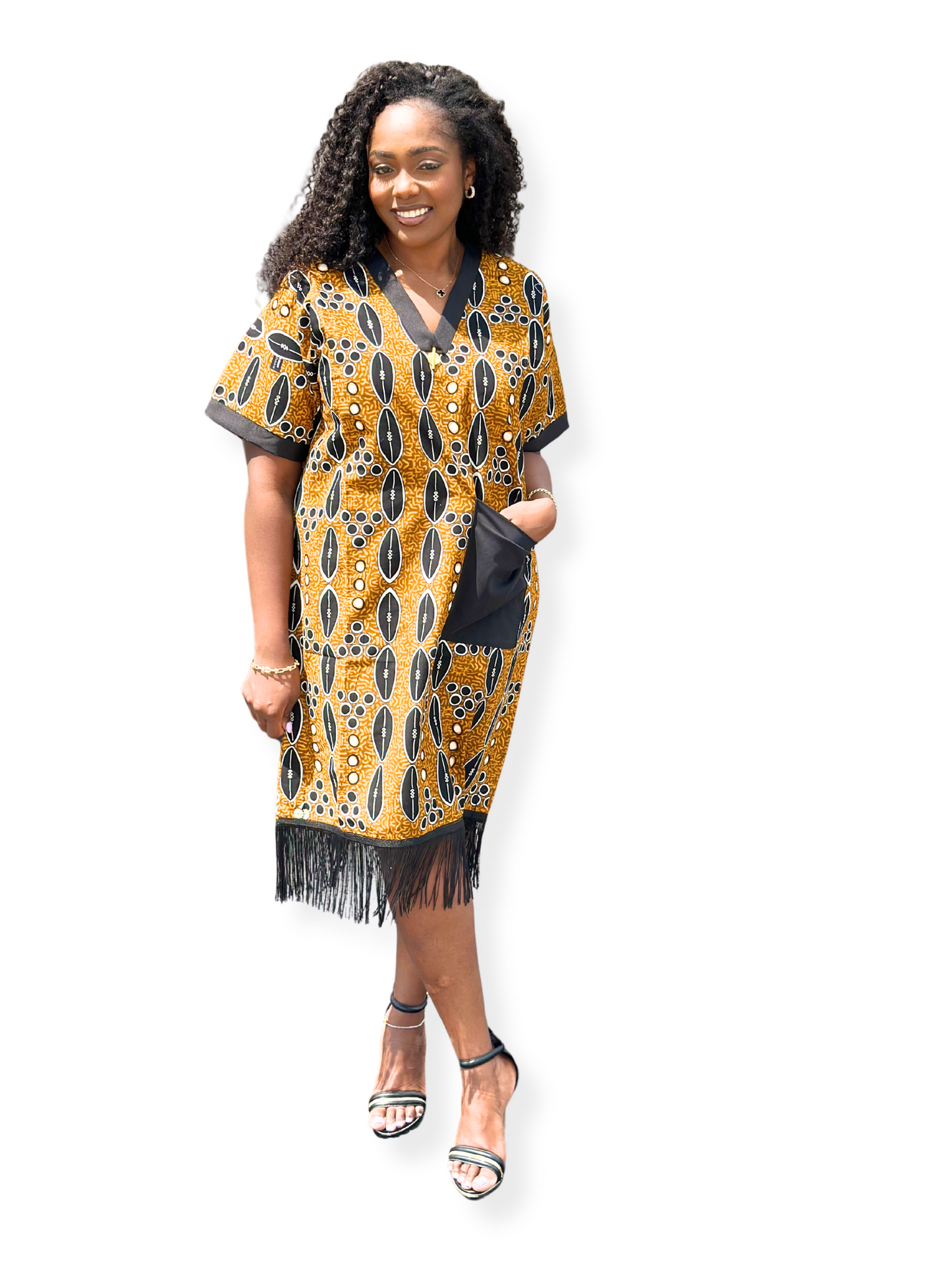 African Print Summer Dress