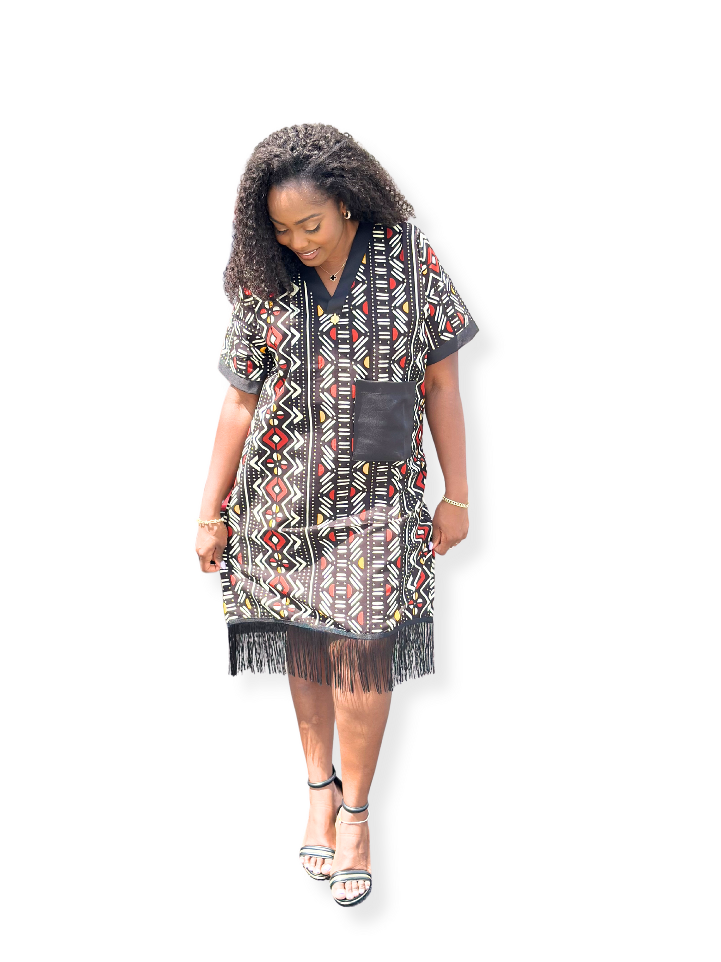 African Print Summer Dress