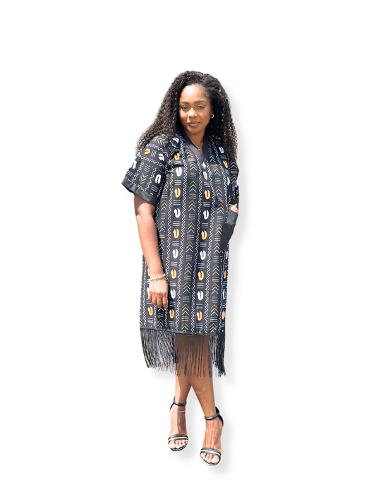 African Print Summer Dress