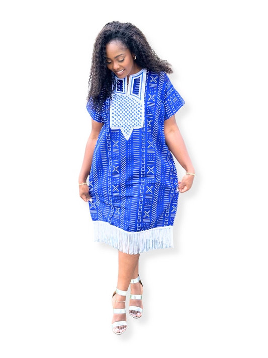 African Print Summer Dress