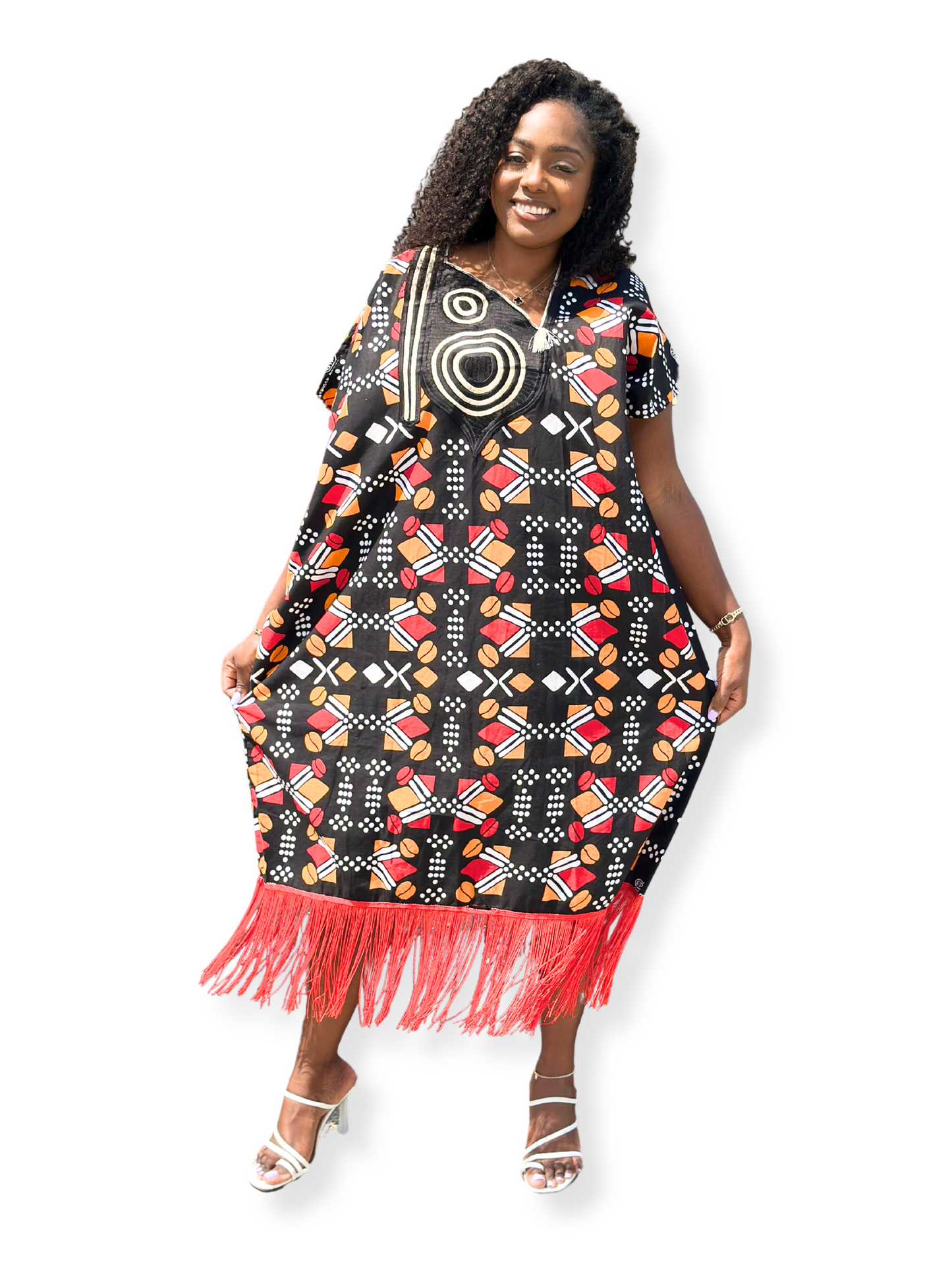 African Print Summer Dress