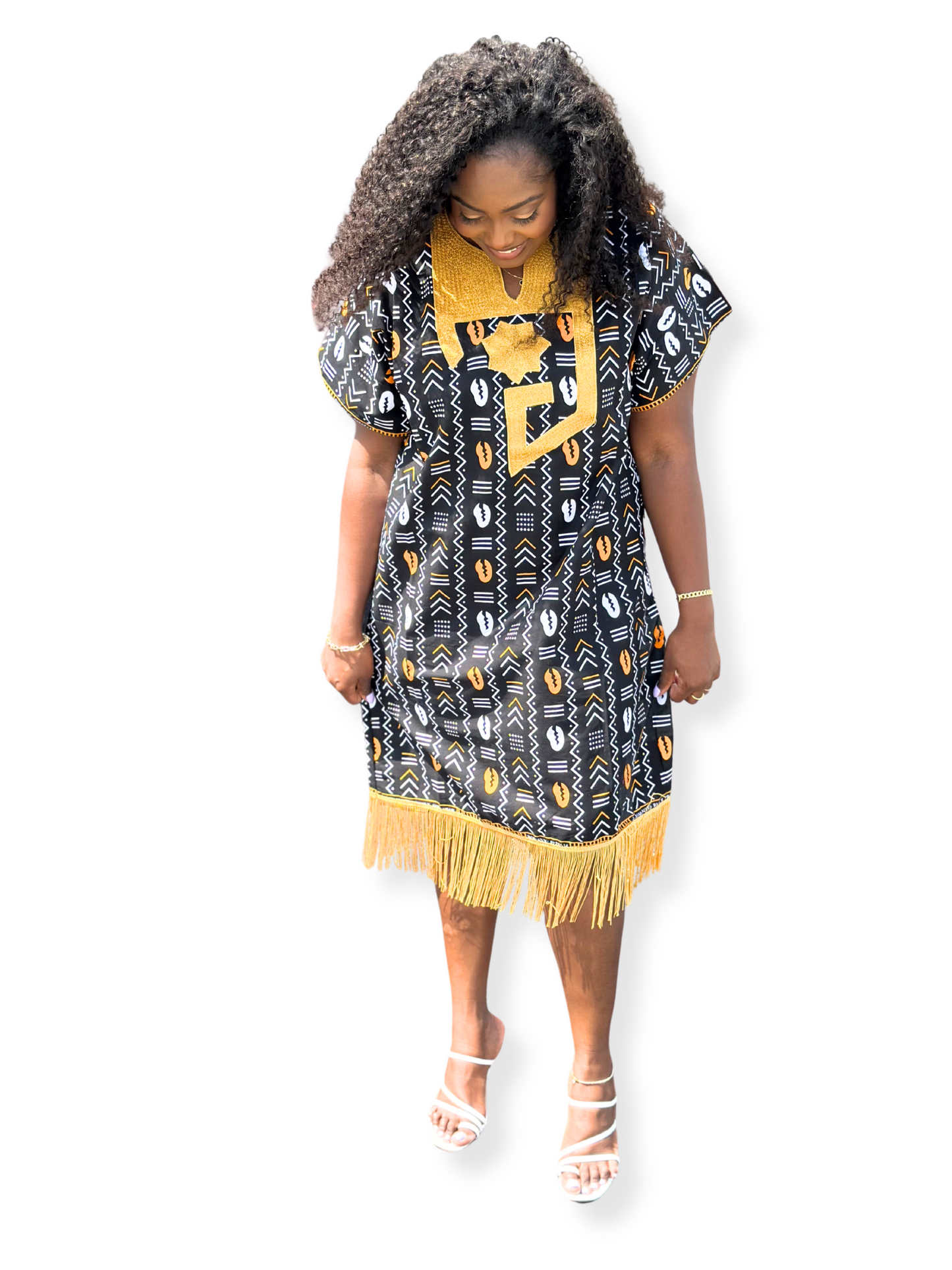 African Print Summer Dress