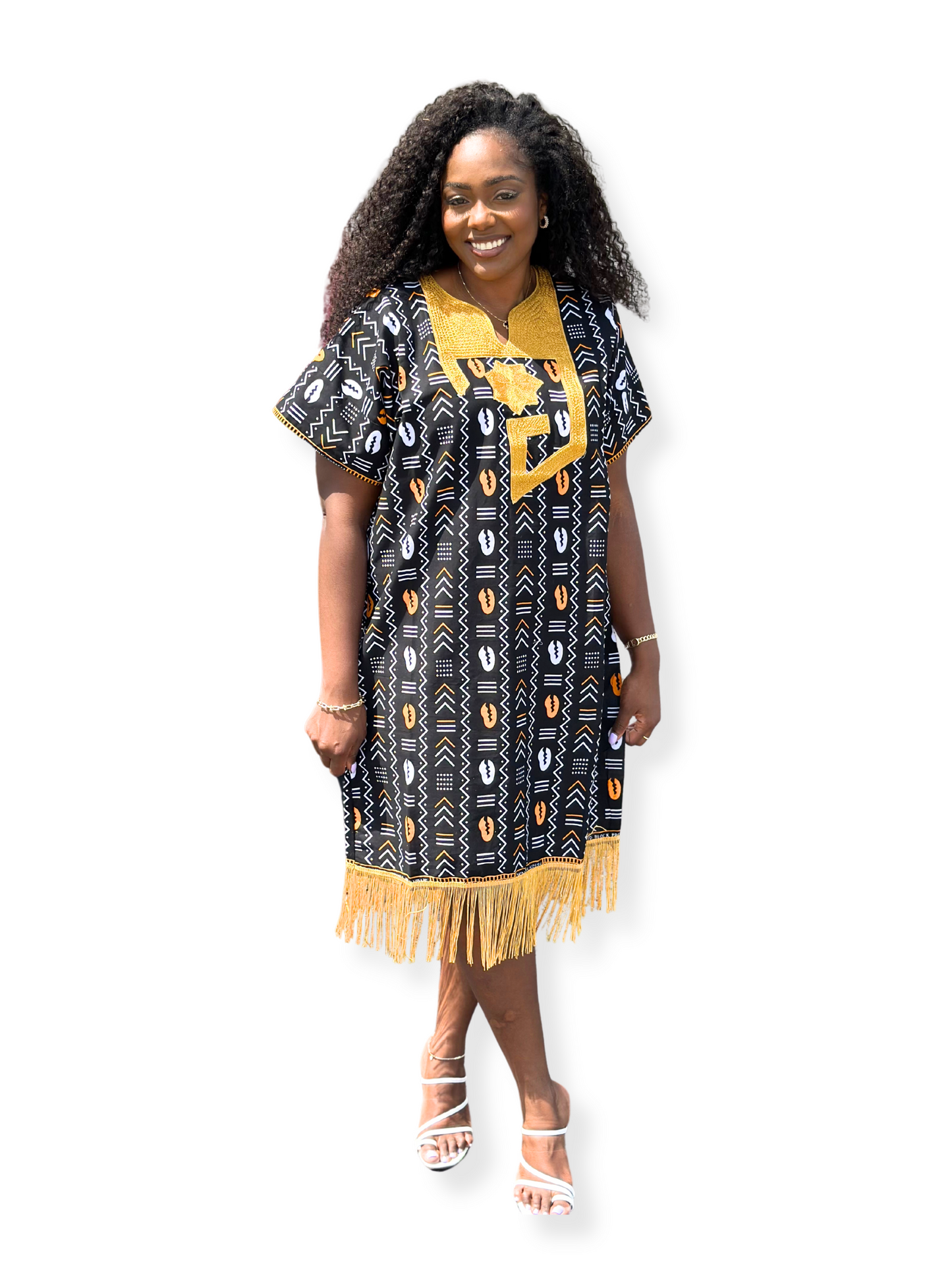 African Print Summer Dress