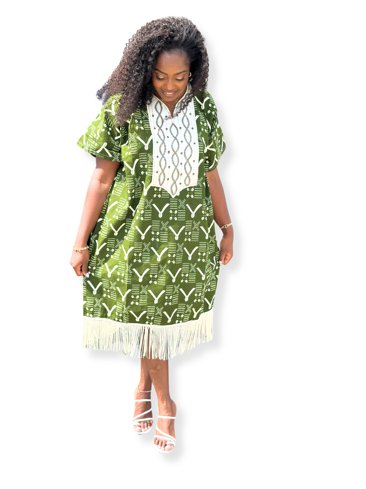 African Print Summer Dress