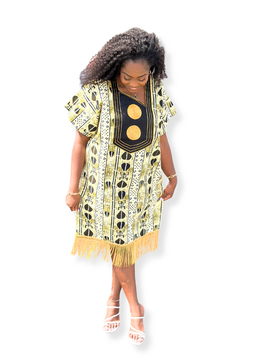 African Print Summer Dress