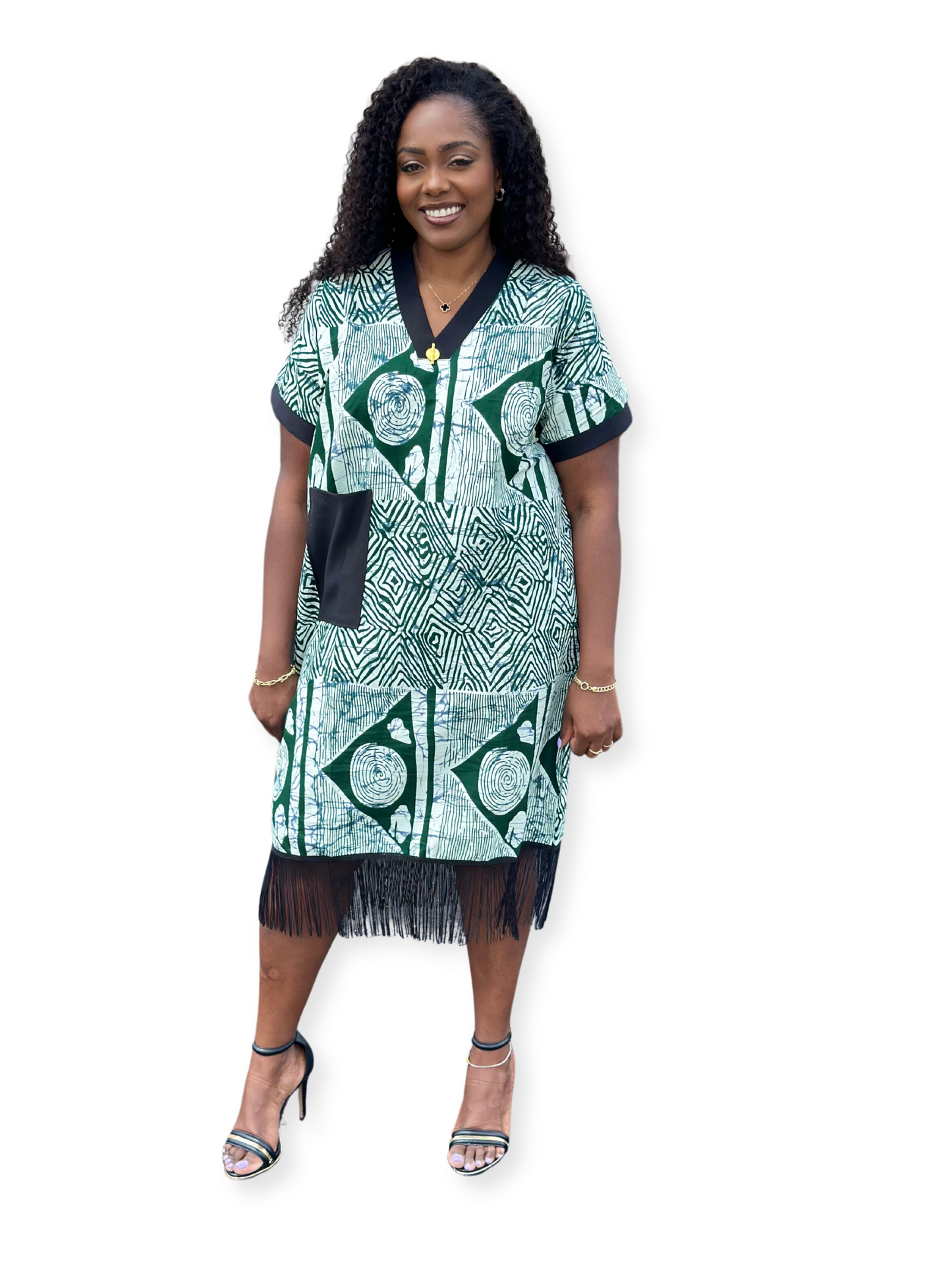 African Print Summer Dress