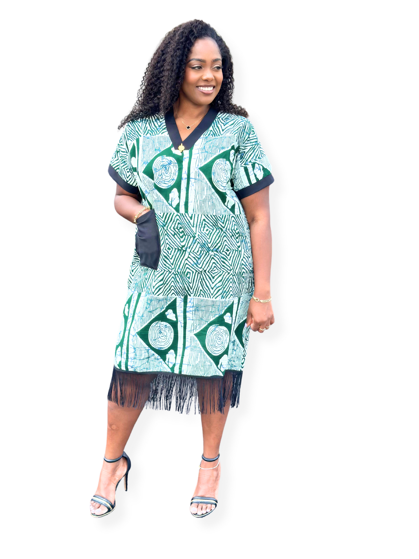 African Print Summer Dress