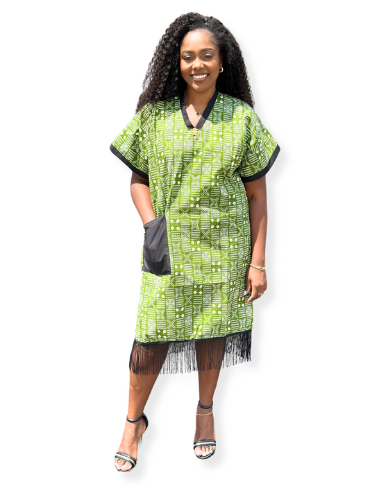 African Print Summer Dress